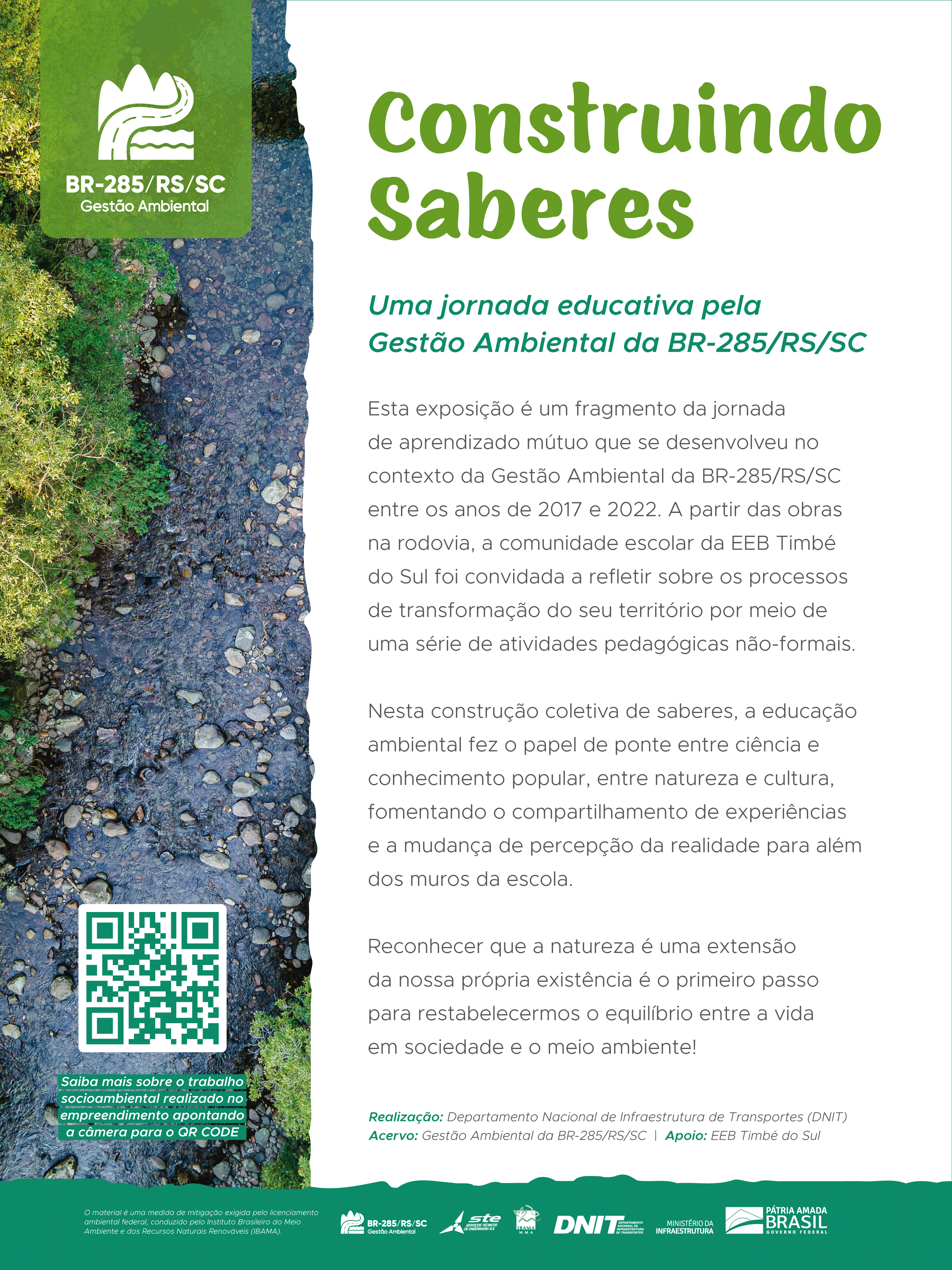 Exposição fotográfica Construindo Saberes - Timbé do Sul