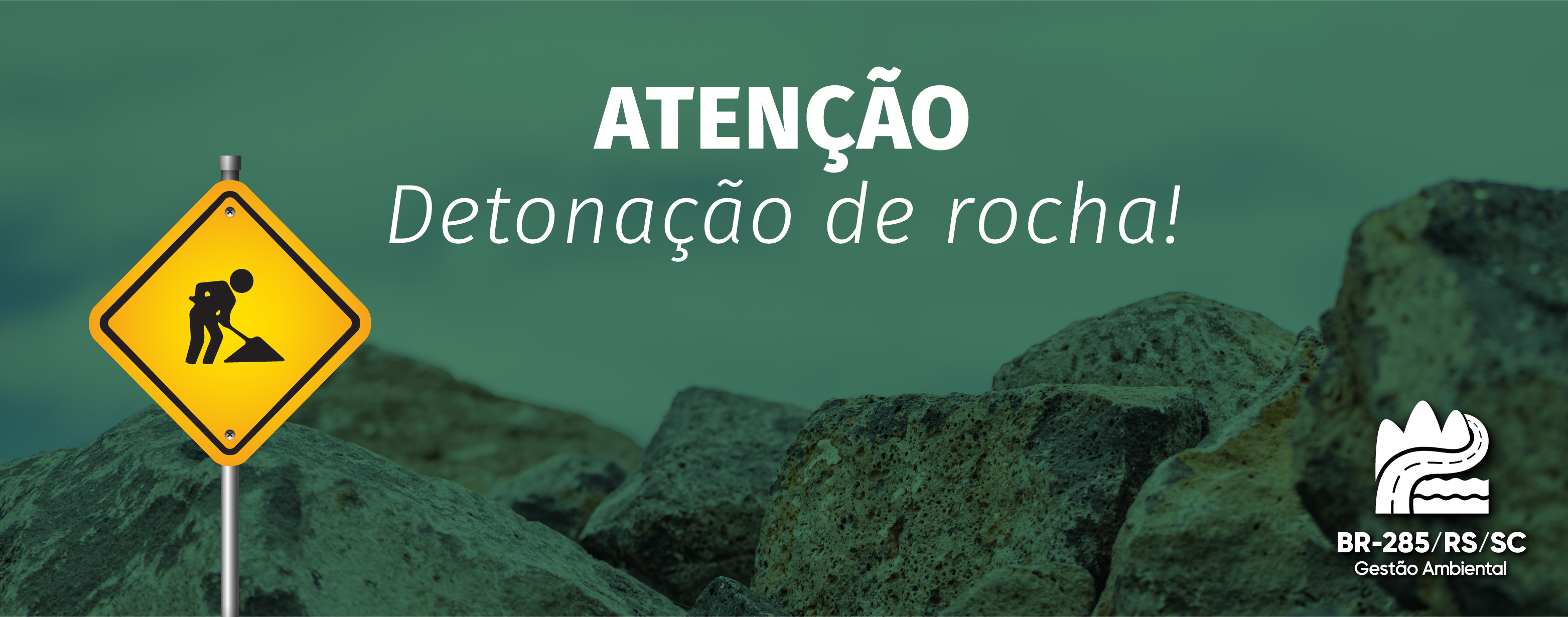 DNIT alerta para detonação de rochas na BR-285/SC nesta quinta-feira (03/08)