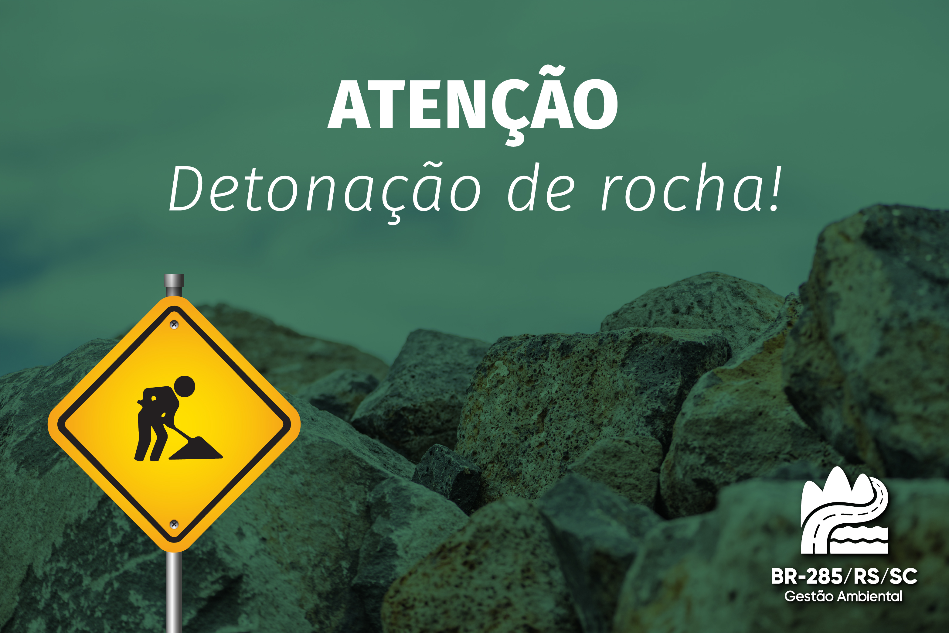 DNIT alerta para detonação de rochas na Serra da Rocinha nesta quinta-feira (14/9)