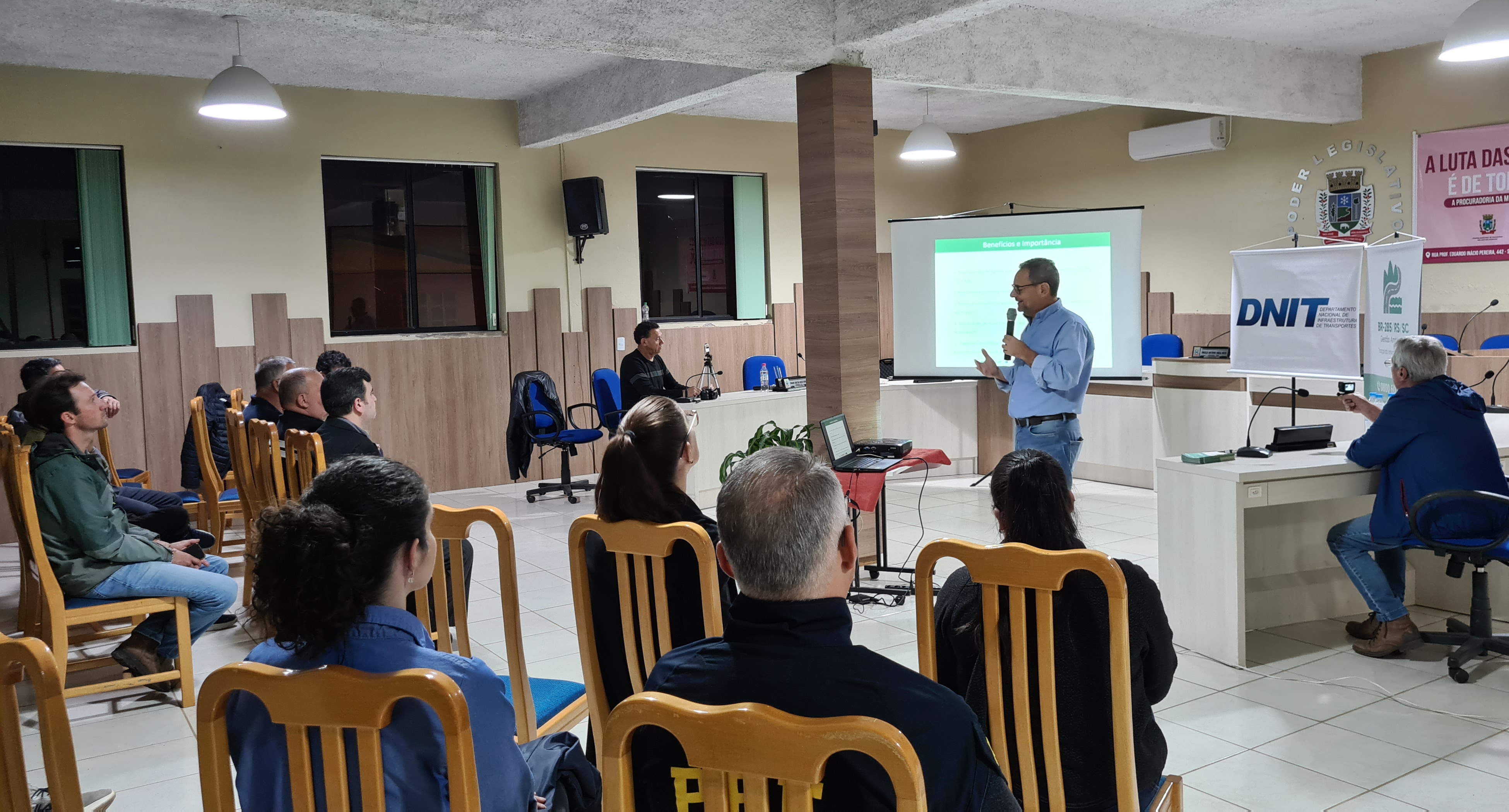 Obras súo apresentadas á comunidade de São José dos Ausentes