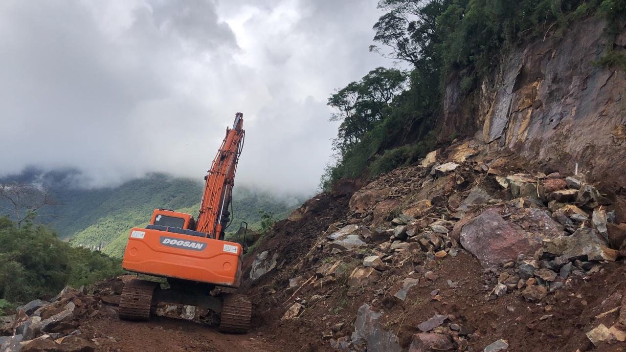 Serra da Rocinha segue interditada na manhã desta sexta-feira (20)