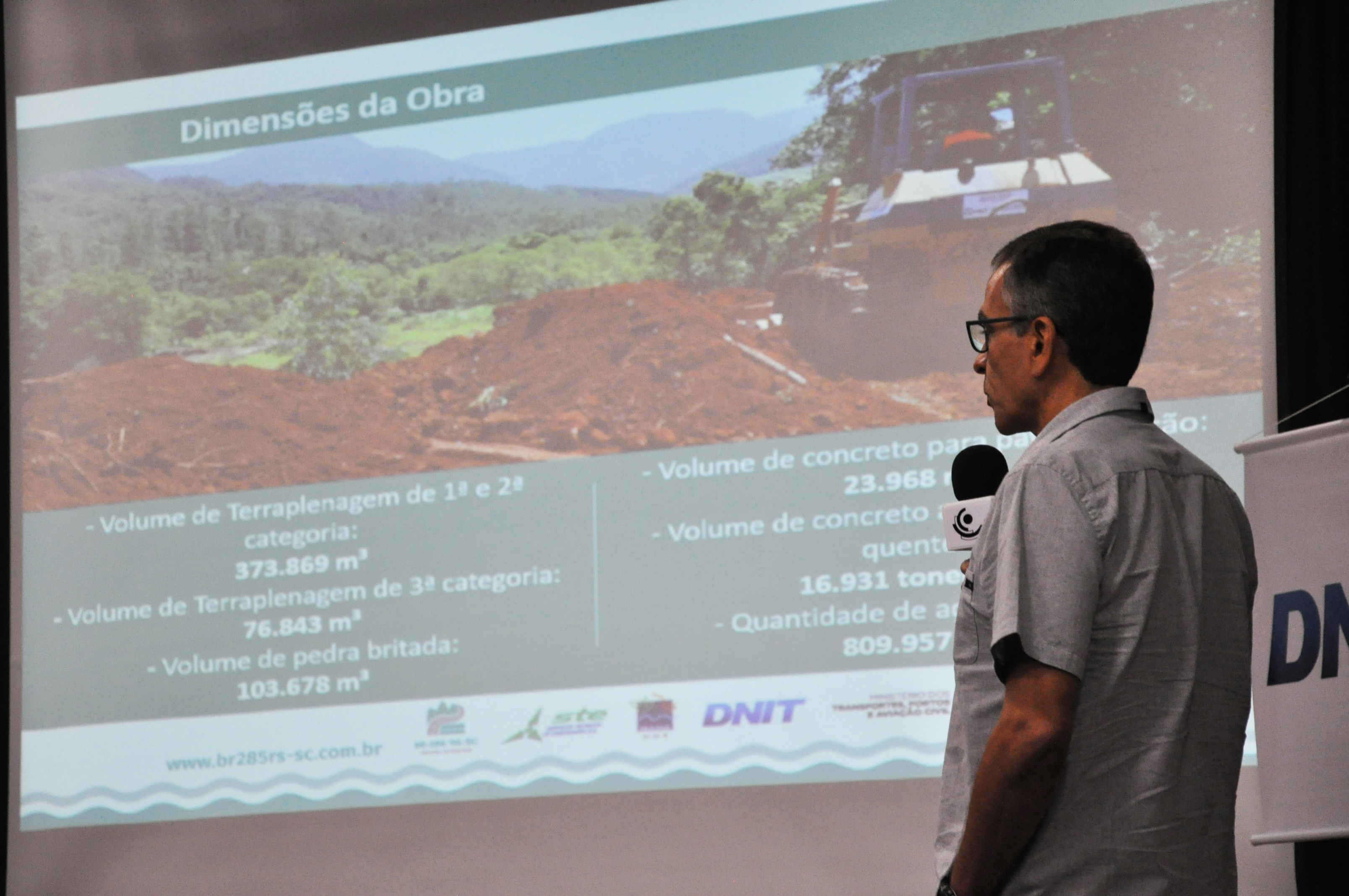 DNIT apresenta projeto das obras de implantação e pavimentação da BR-285/RS/SC