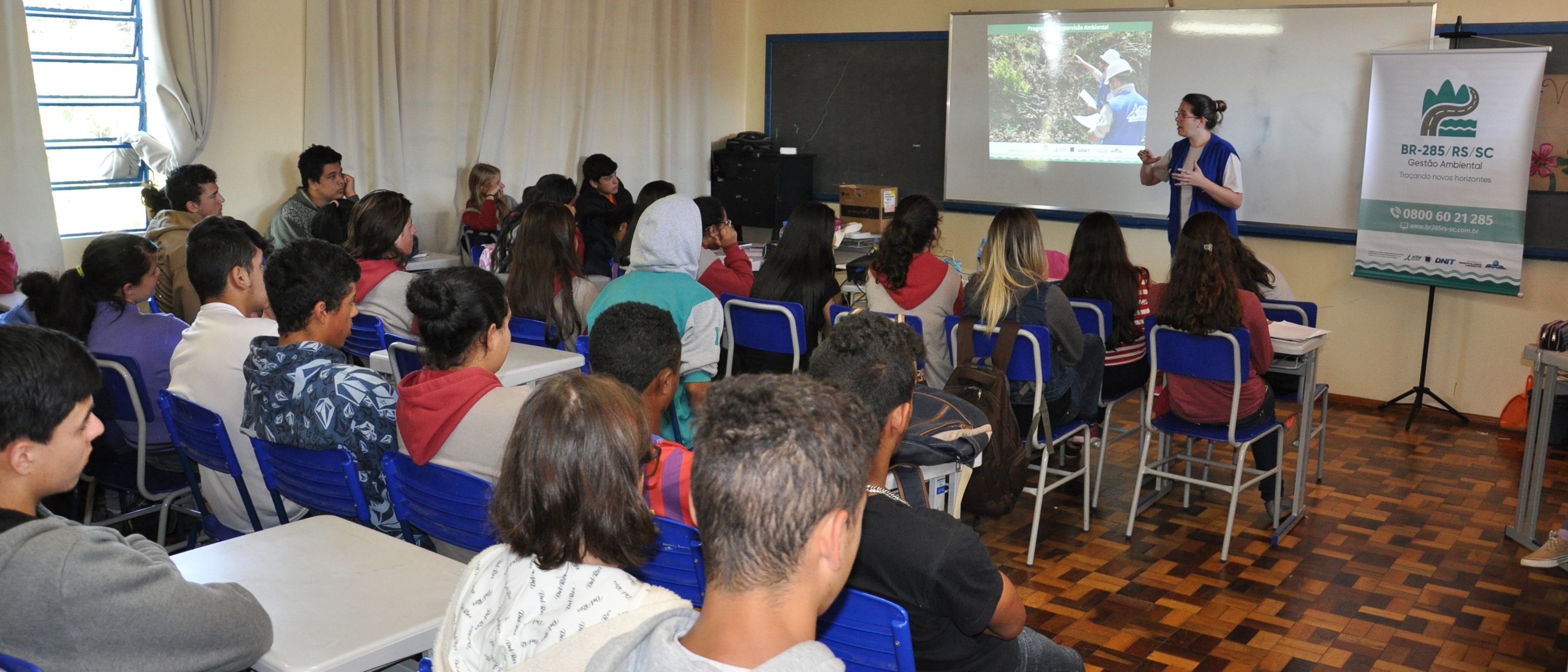 Escola de São José dos Ausentes recebe palestras sobre a BR-285/RS/SC