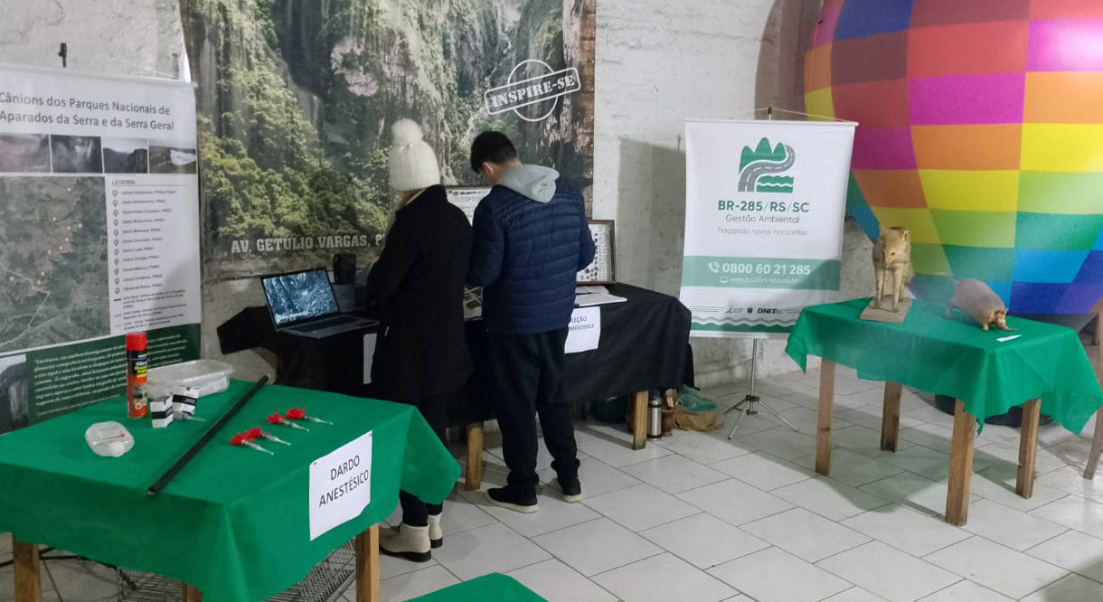 Obras da BR-285/RS/SC são divulgadas no Festival de Inverno de Cambará do Sul