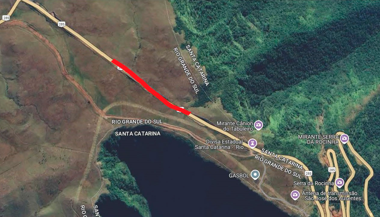 DNIT alerta para bloqueio no km 53 da BR-285/RS