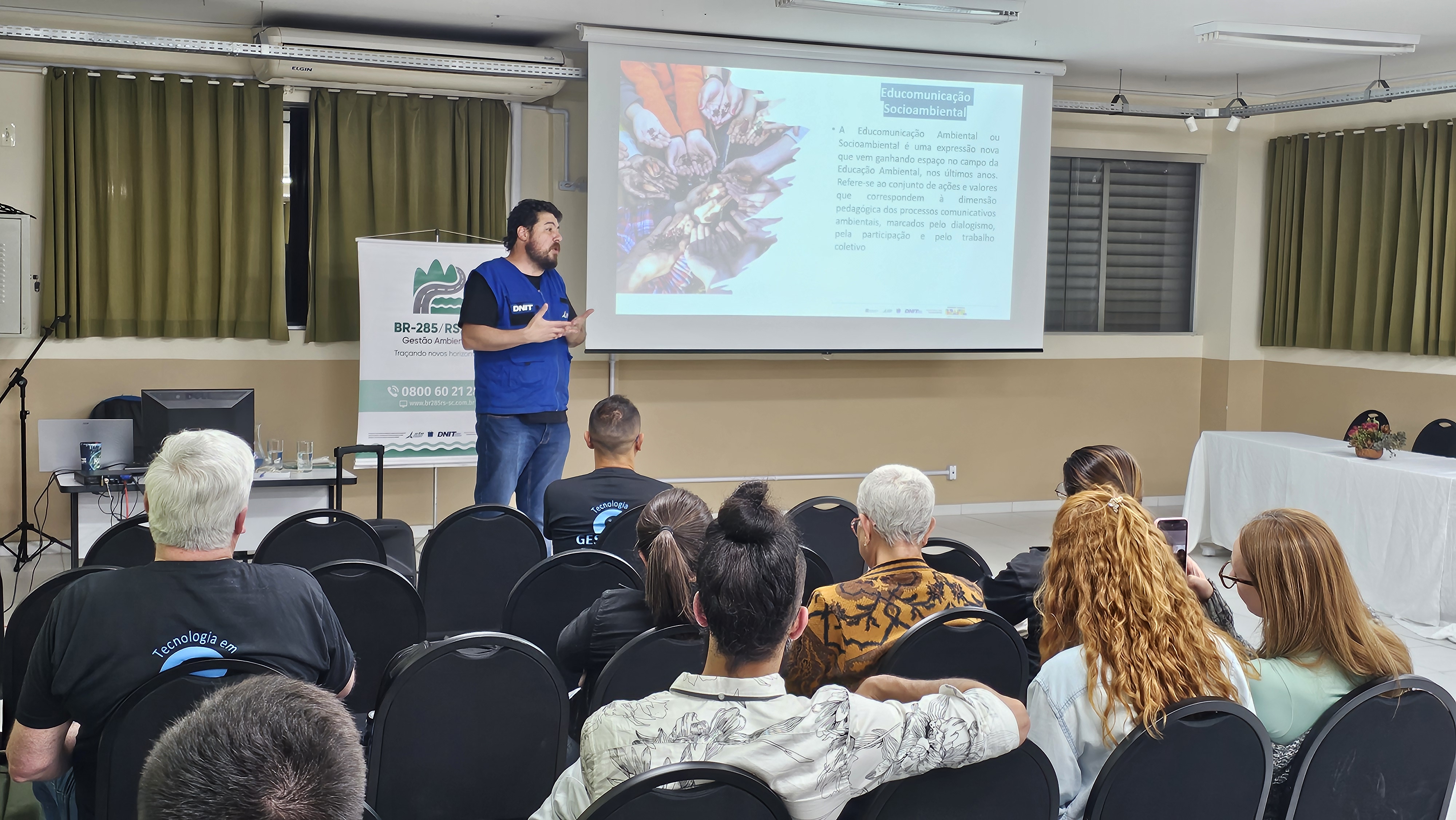DNIT apresenta ações sobre turismo sustentável no IFC de Sombrio